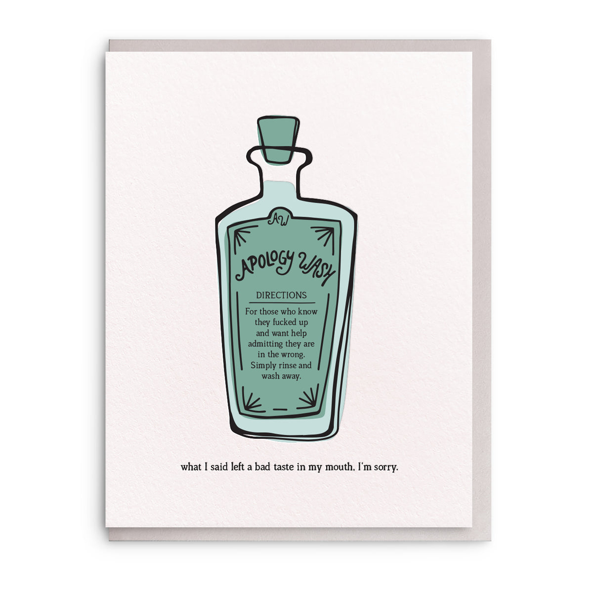 Apology Wash