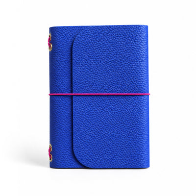 Cobalt: Small Leather Notebook Cover