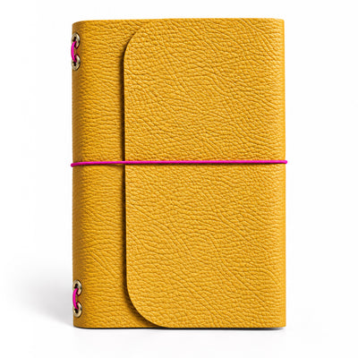 Mustard: Large Leather Notebook Cover